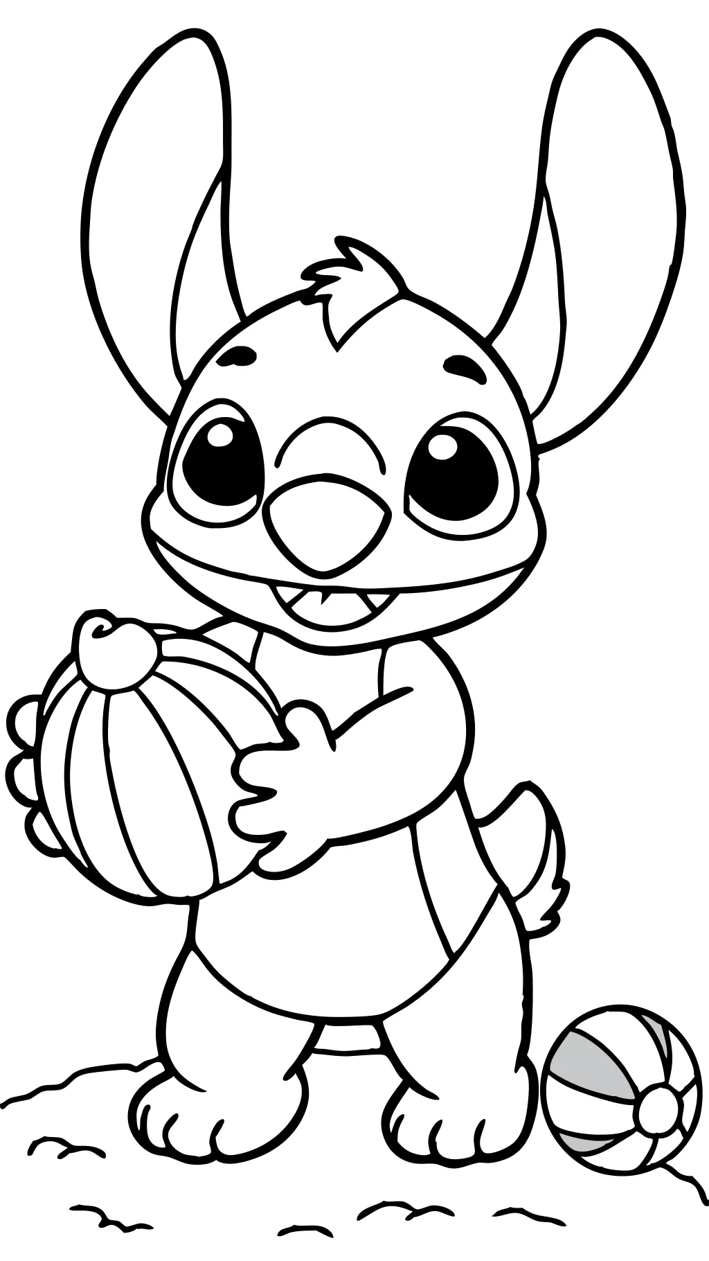 cute baby stitch coloring pages